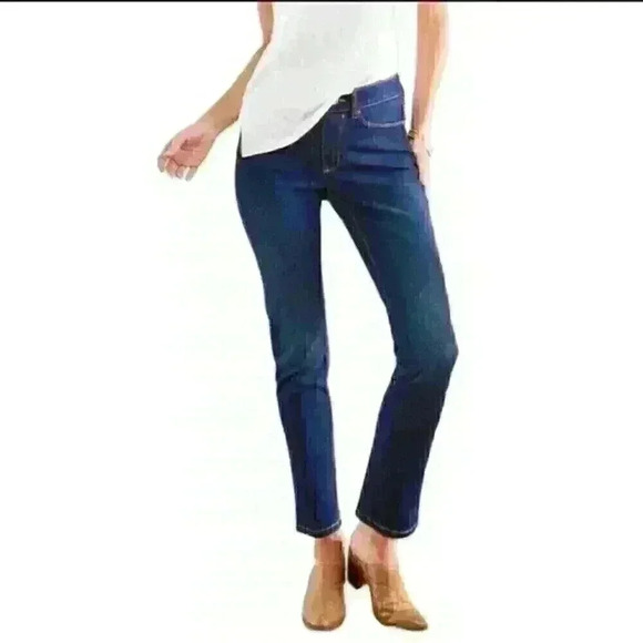 Soft Surroundings Women Jeans Ultimate Straight Cropped Size 6 Style 2CW57 - Picture 1 of 10
